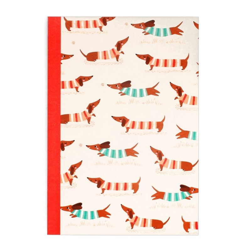 Rex International Sausage Dog A5 Notebook 30452 front
