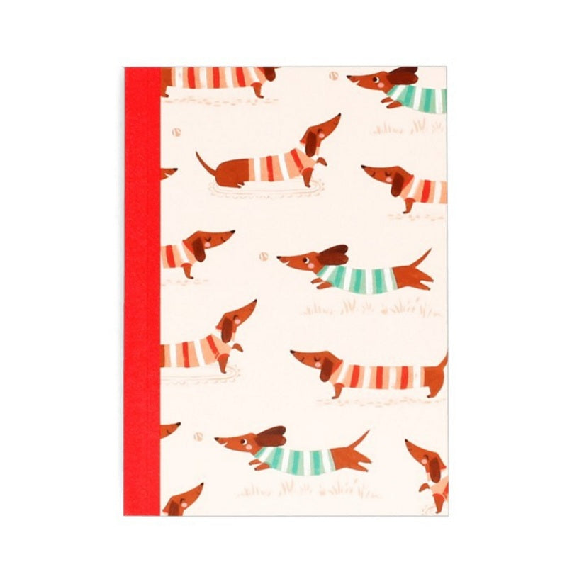 Rex International Sausage Dog A6 Notebook 30461 front