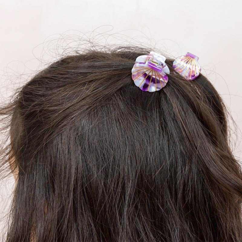 Rex International Seashell Mini Hair Claw Clips Set of 2 31313 model