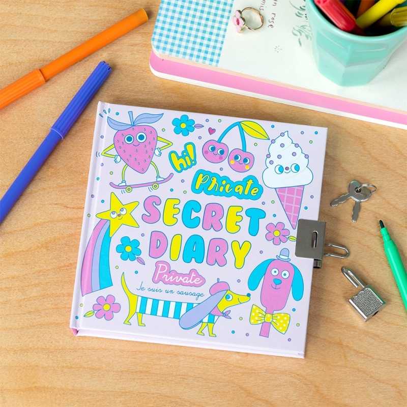 Rex International Secret Diary With Padlock 32158 lifestyle