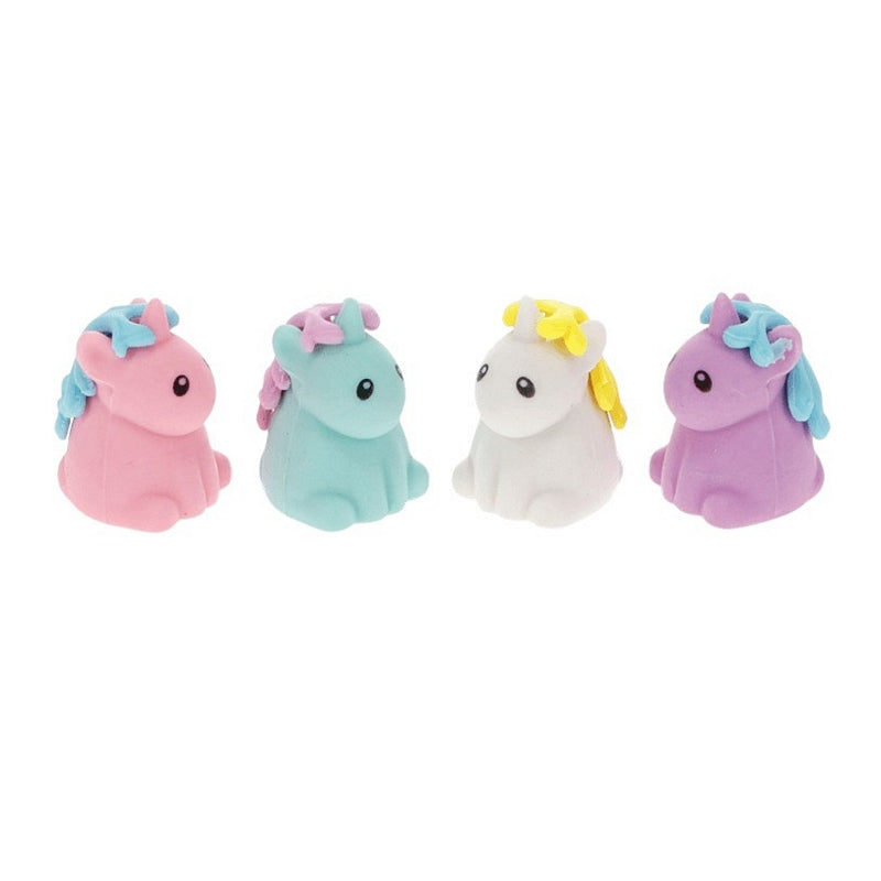Rex International Unicorn Erasers Set of 4 31241 front
