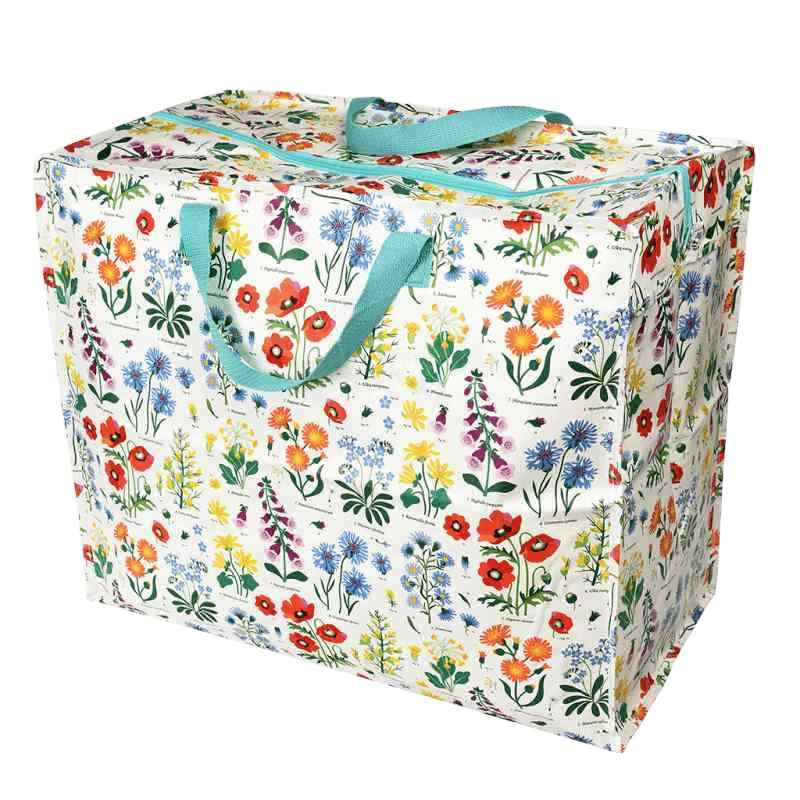 Rex International Wild Flowers Jumbo Storage Bag 29229 angle
