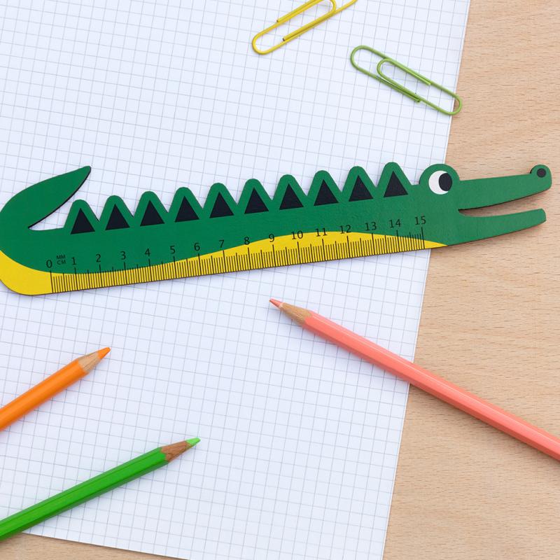 Rex London Crocodile Wooden Ruler 29325 lifestyle