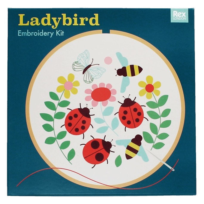 Rex London Ladybird Embroidery Kit 30330 box front