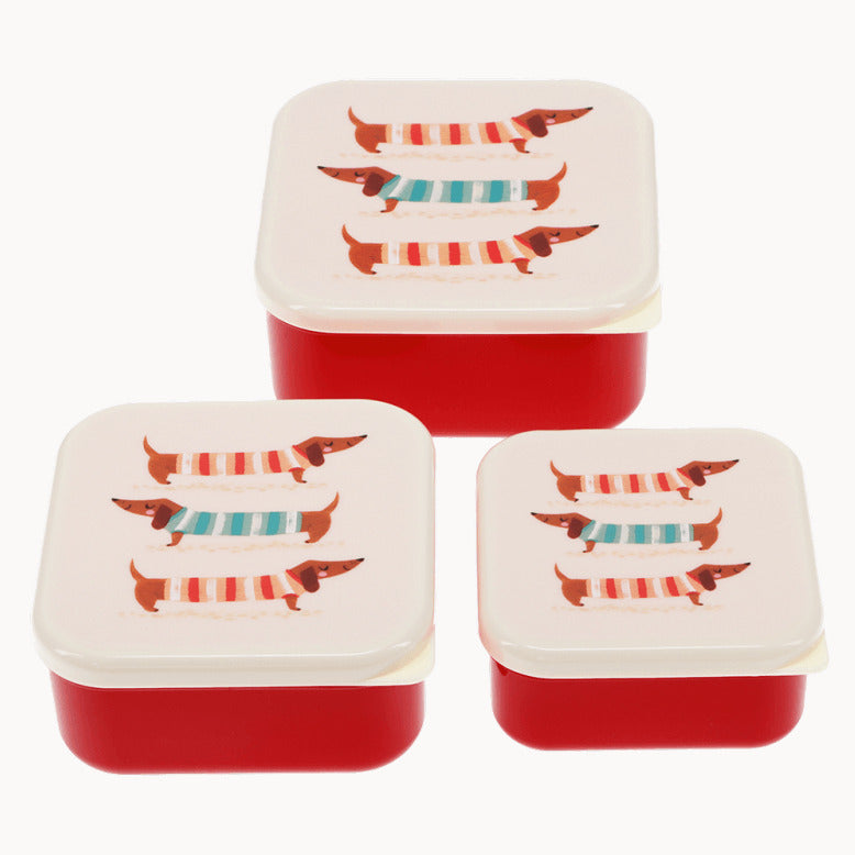 Rex London Sausage Dog Snack Boxes Set 30711 main