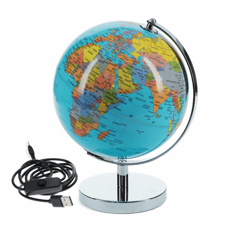 Rex London USB World Globe Light Classic 31078 with lead
