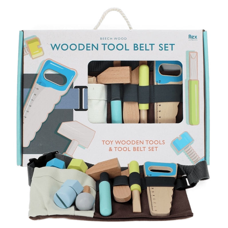Rex London Wooden Tool Belt Set 30603 main