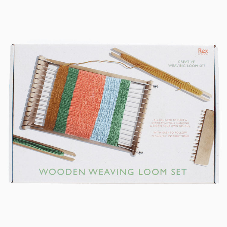 Rex London Wooden Weaving Loom Set 30601 box front