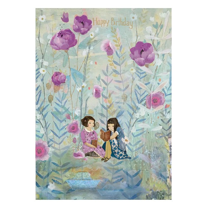Roger La Borde Happy Birthday Daydream Meadow Card front