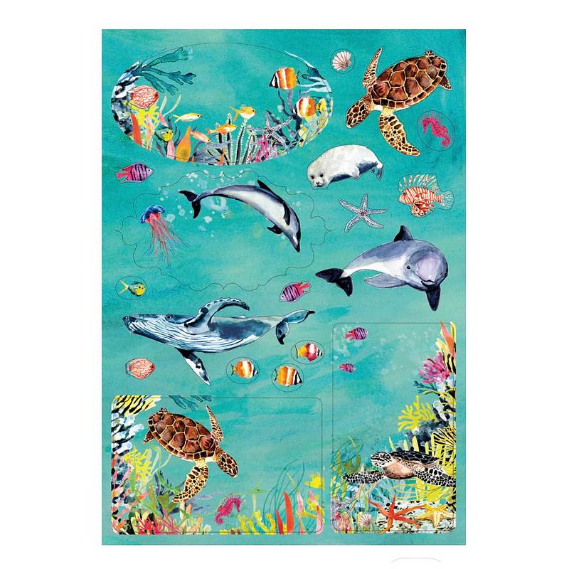 Roger La Borde Oceania Sticker Labels Sheet sheet 1