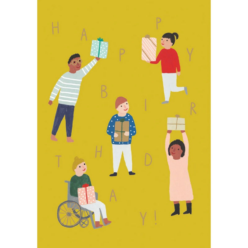 Roger La Borde People Birthday Card GCN337 front