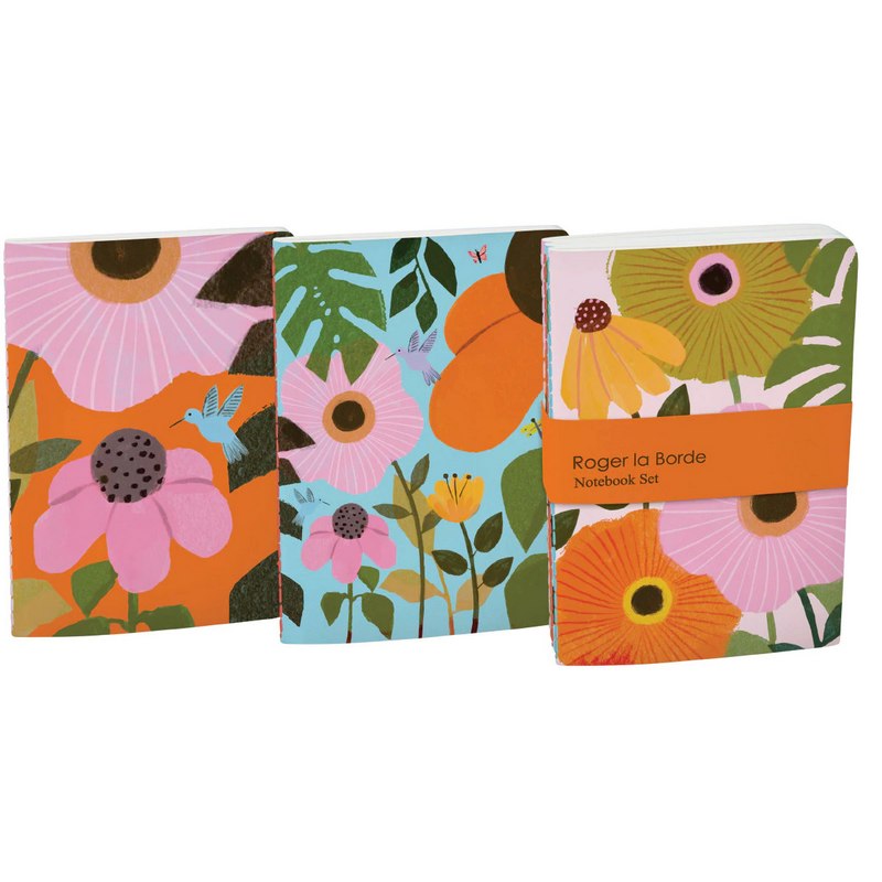 Roger La Borde Sunday Morning A6 Exercise Books Set of 3 A6E084S set of 3