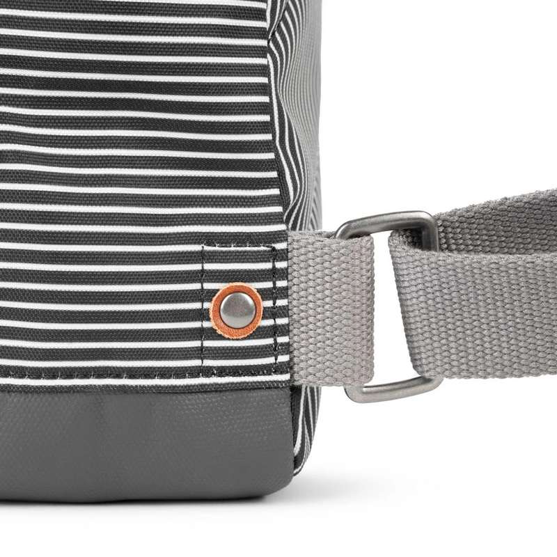 Roka Backpack Bantry B Sustainable Small Mixed Hickory Stripe detail