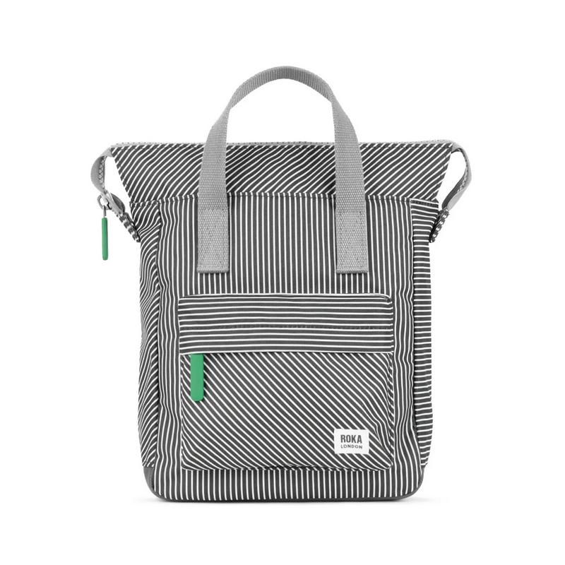 Roka Backpack Bantry B Sustainable Small Mixed Hickory Stripe front