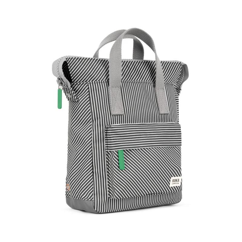 Roka Backpack Bantry B Sustainable Small Mixed Hickory Stripe side