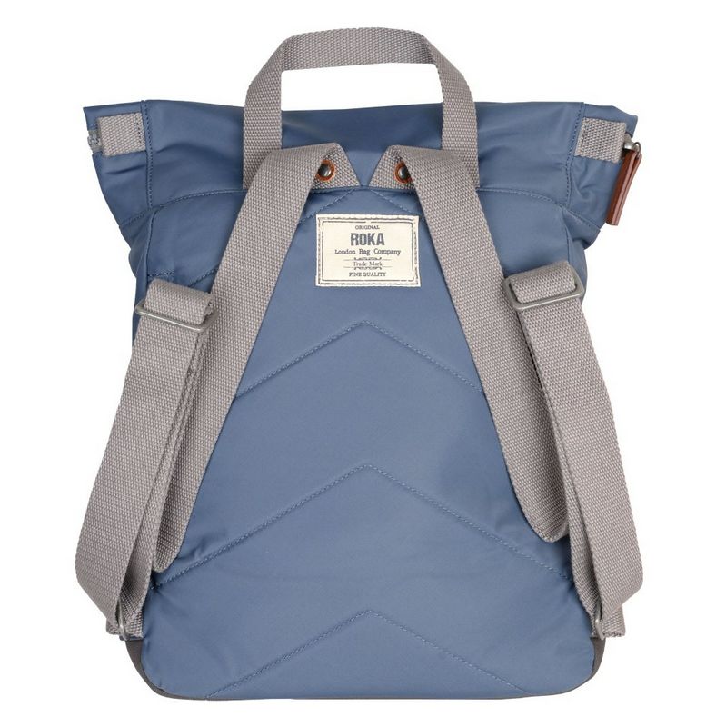 Roka Backpack Canfield B Medium Airforce Recycled Nylon back