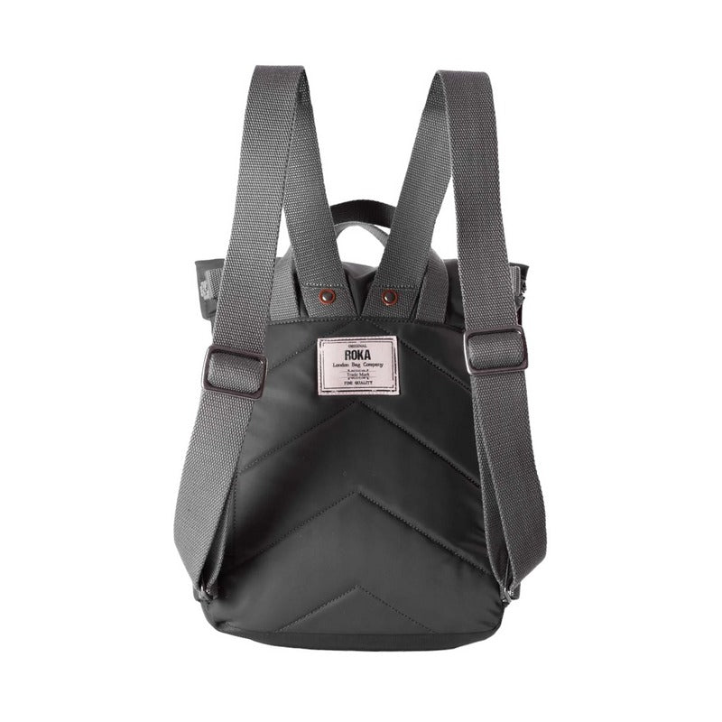 Roka Backpack Canfield B Sustainable Small Graphite rear