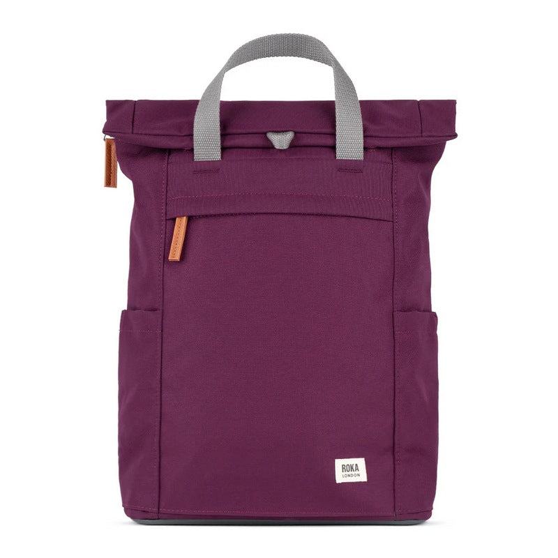 Roka Backpack Finchley A Sustainable Medium Cherry Lacquer front