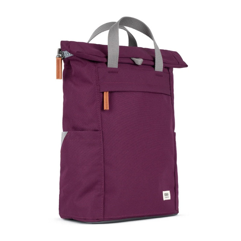 Roka Backpack Finchley A Sustainable Medium Cherry Lacquer side