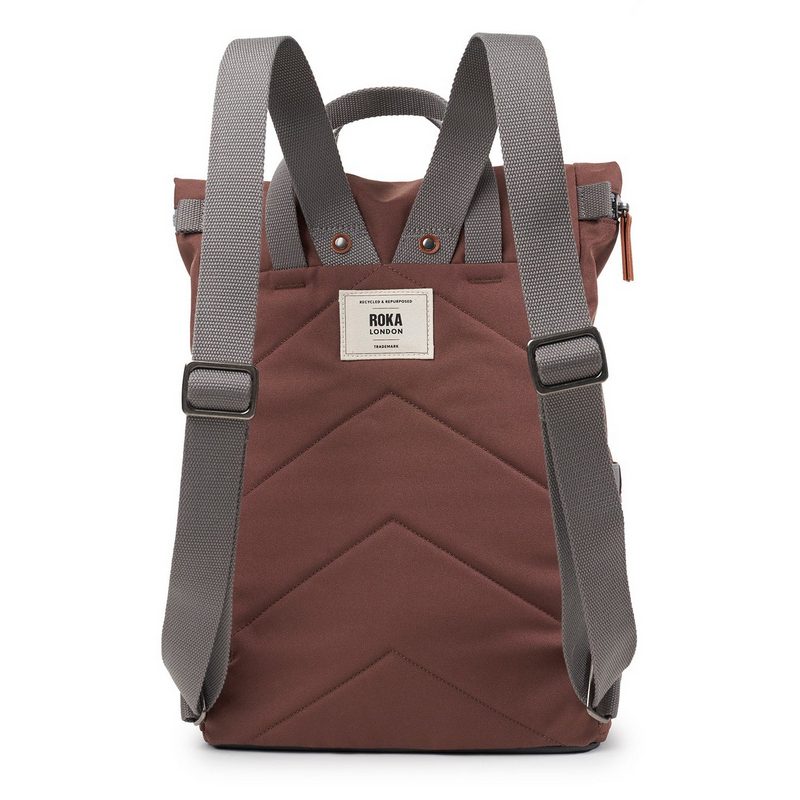 Roka Backpack Finchley A Sustainable Medium Coco rear