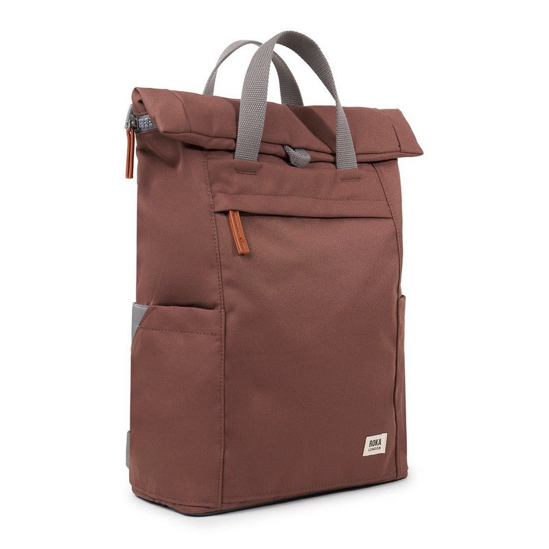 Roka Backpack Finchley A Sustainable Medium Coco side