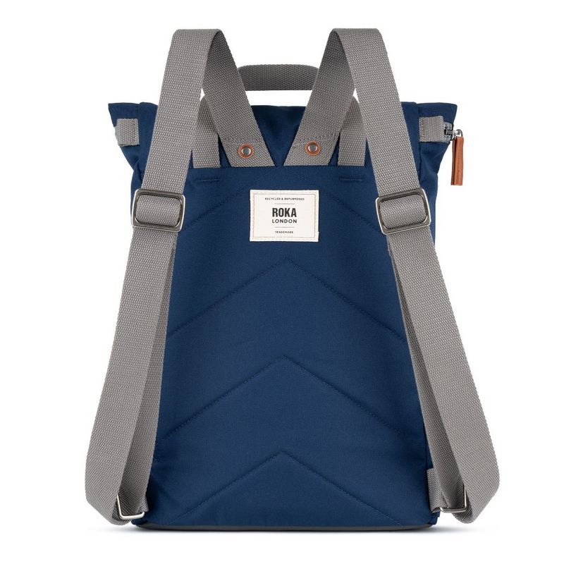 Roka Backpack Finchley A Sustainable Medium Crisp Blue rear