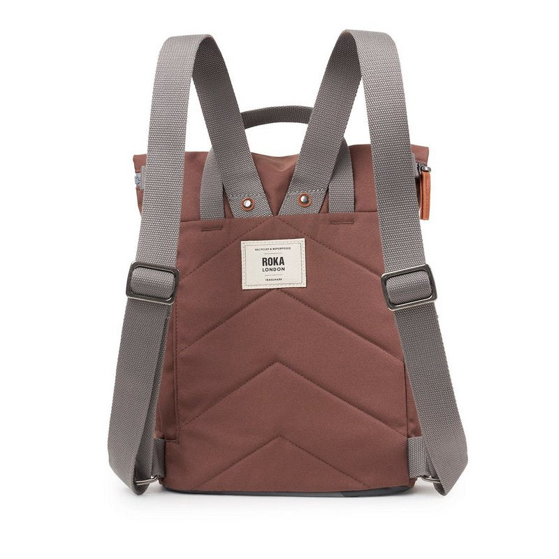 Roka Backpack Finchley A Sustainable Small Coco rear