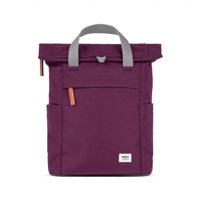 Roka Backpack Finchley A Sustainable Small in Cherry Lacquer front