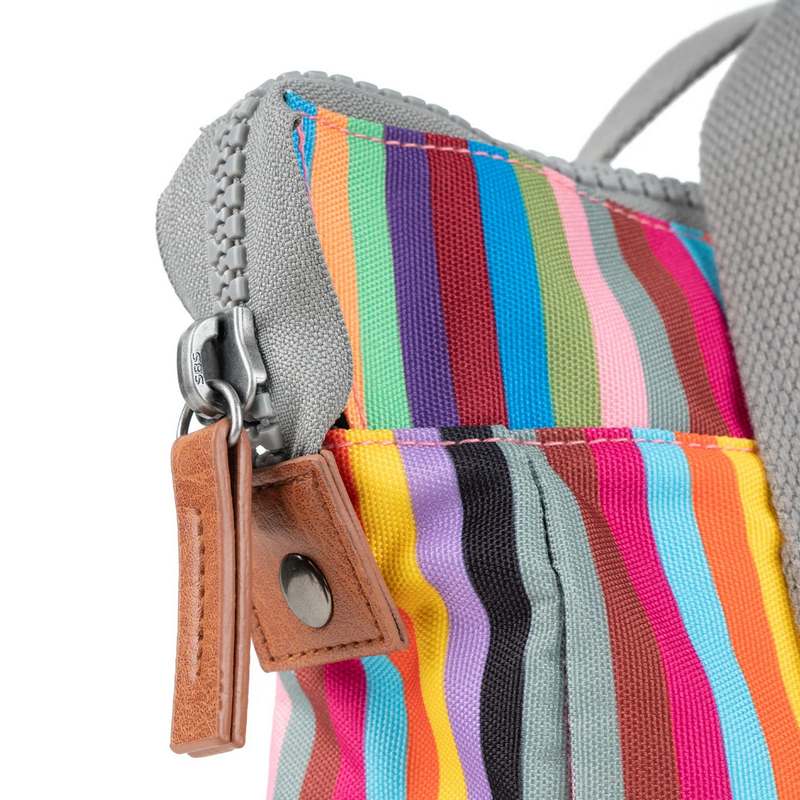 Roka Backpacks Bantry B Sustainable Small Multi Stripe detail