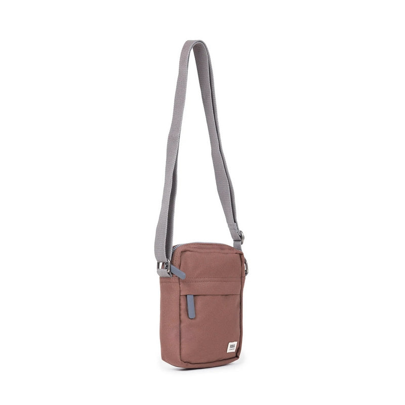 Roka Backpacks Bond Recycled Canvas Cross-body Bag Coco BONDSRCCCO side