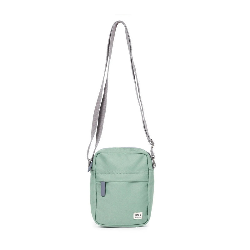 Roka Backpacks Bond Recycled Canvas Cross-body Bag Frost BONDSRCFRO front