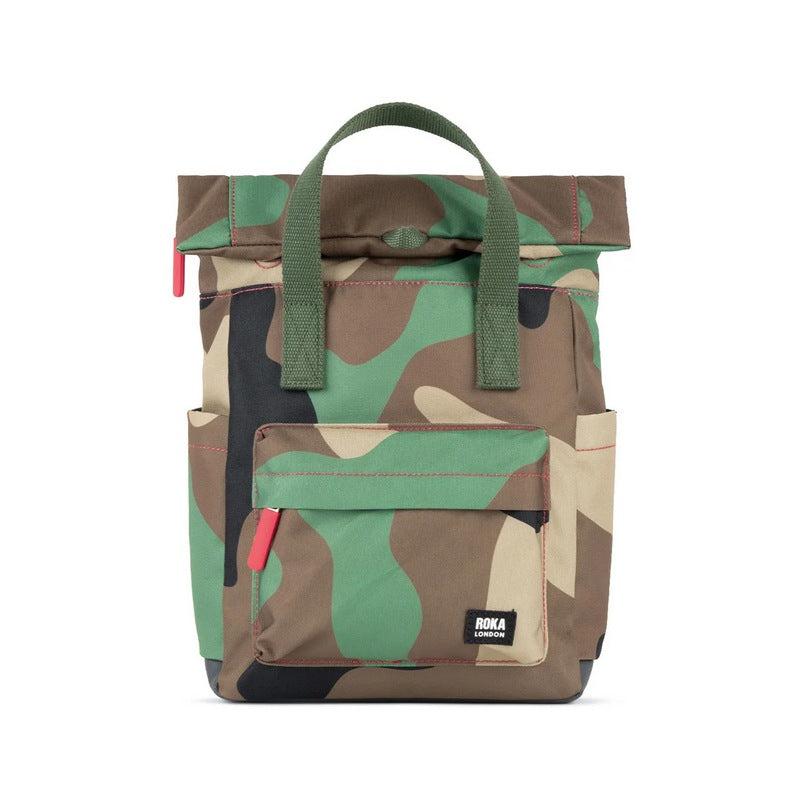 Roka Backpacks Canfield B Sustainable Small Vintage Camo front