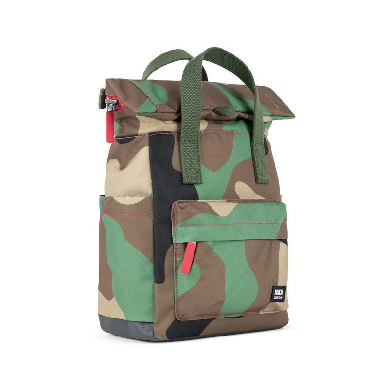 Roka Backpacks Canfield B Sustainable Small Vintage Camo side