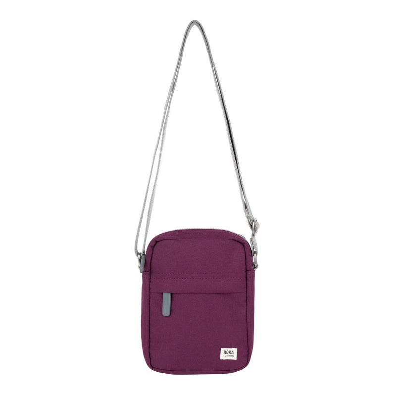 Roka Bond Recycled Canvas Cross-body Bag in Cherry Lacquer
