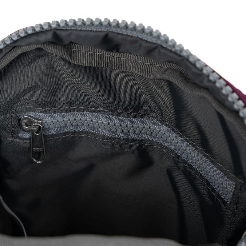 Roka Bond Recycled Canvas Cross-body Bag in Cherry Lacquer