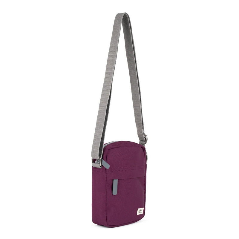 Roka Bond Recycled Canvas Cross-body Bag in Cherry Lacquer