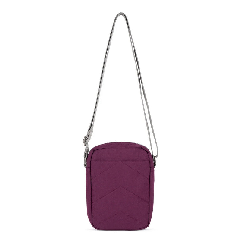 Roka Bond Recycled Canvas Cross-body Bag in Cherry Lacquer