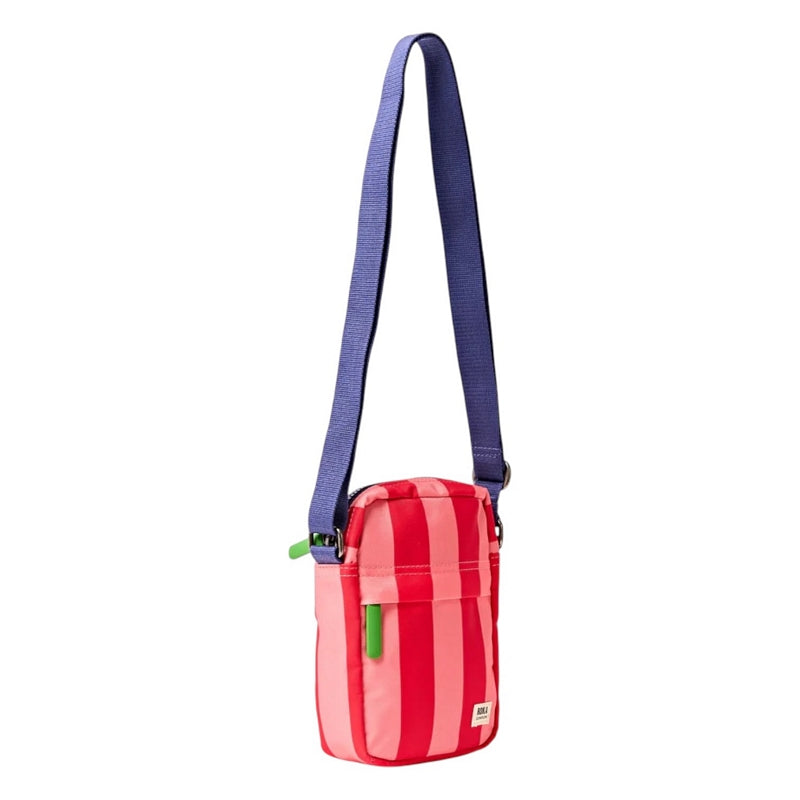 Roka Bond Recycled Canvas Cross-body Bag Circus Print side
