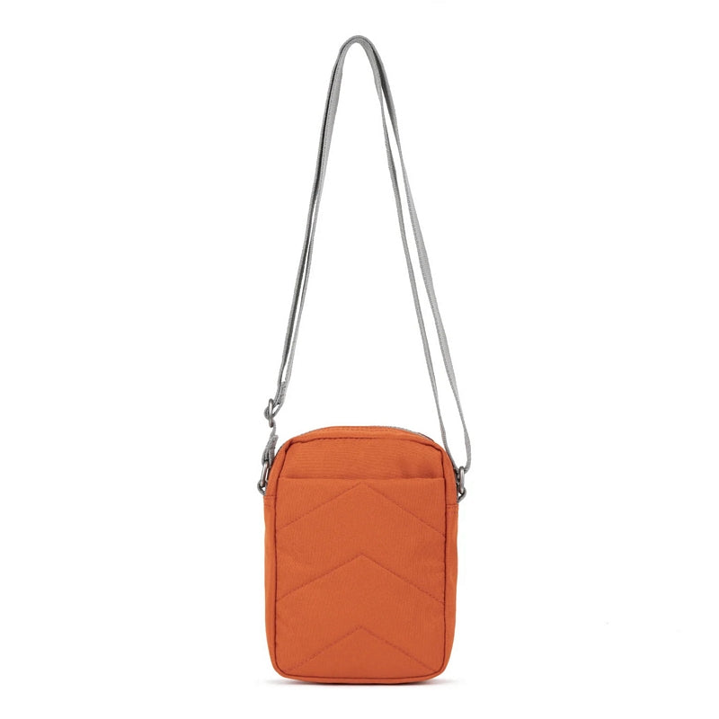 Roka Bond Recycled Canvas Cross-body Bag Pumpkin rear