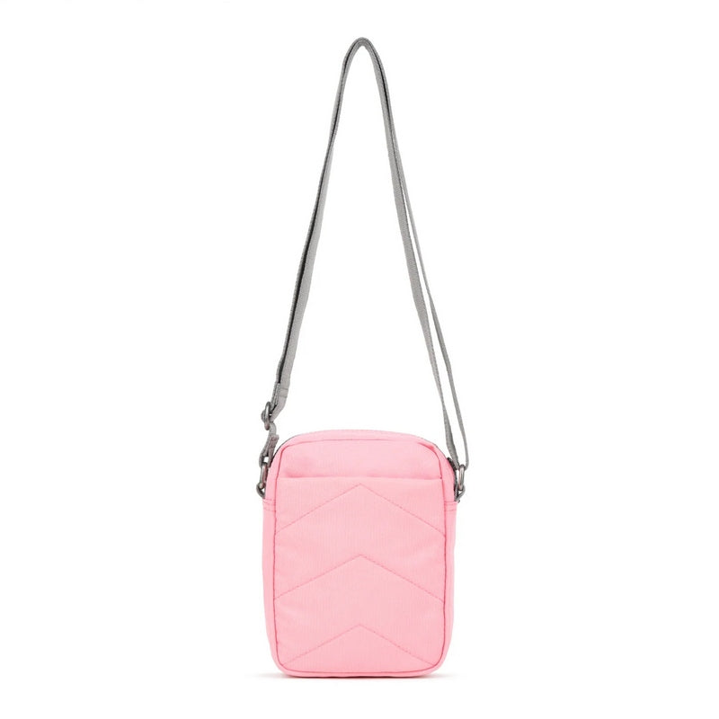Roka Bond Recycled Canvas Cross-body Bag Rose rear