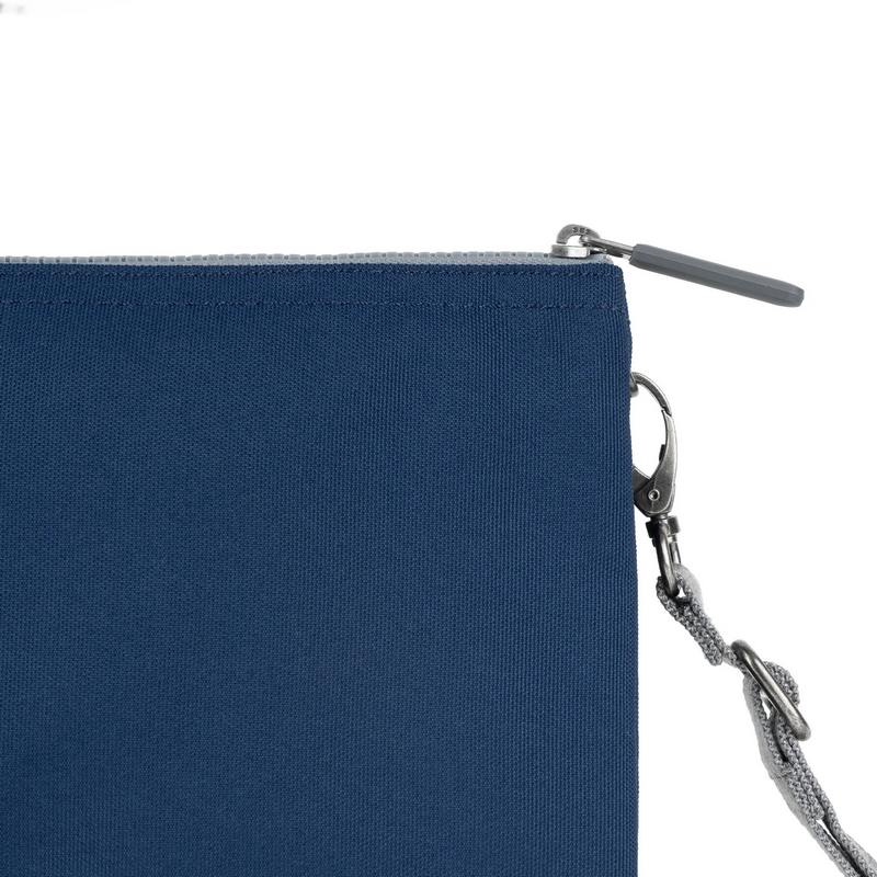 Roka Carnaby Recycled Canvas Cross-body XL Crisp Blue detail