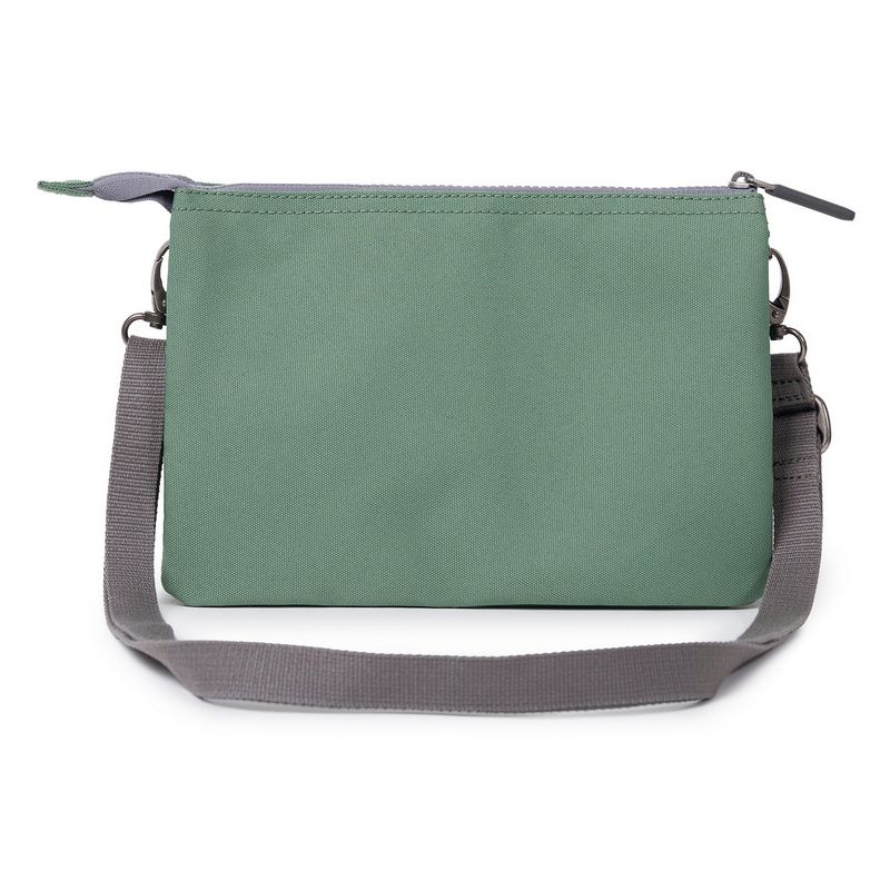 Roka Carnaby Recycled Canvas Cross-body XL Frost back
