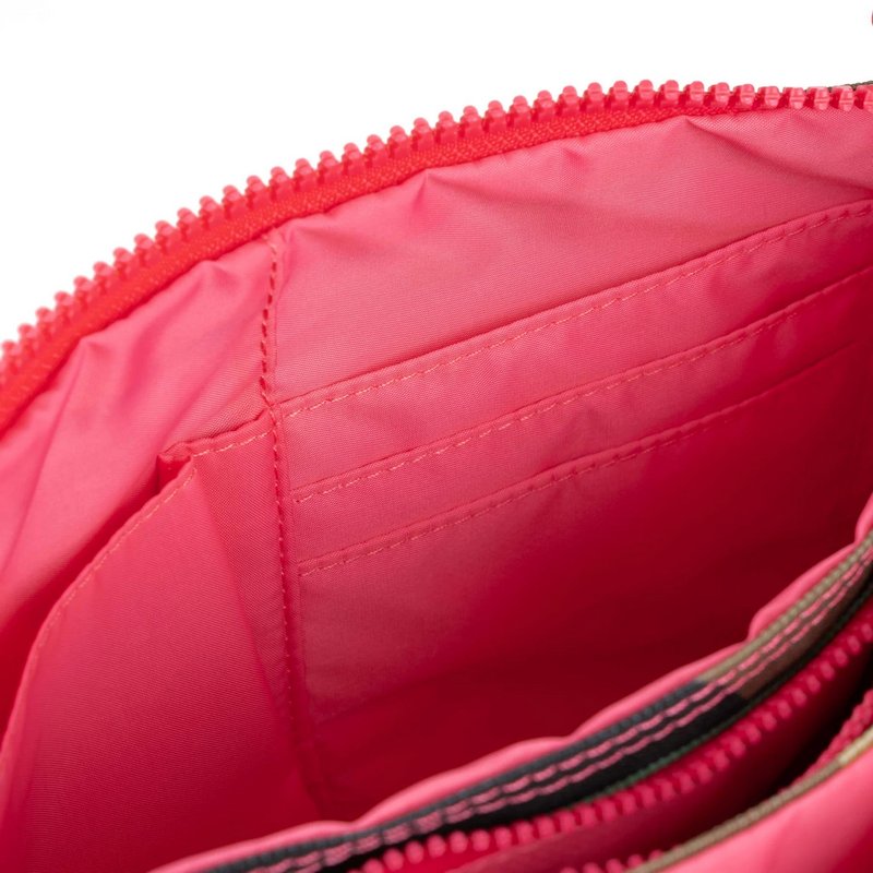 Roka Carnaby Recycled Canvas Cross-body XL Vintage Camo card slots