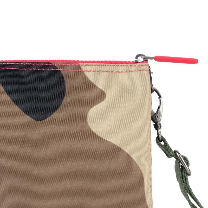 Roka Carnaby Recycled Canvas Cross-body XL Vintage Camo detail