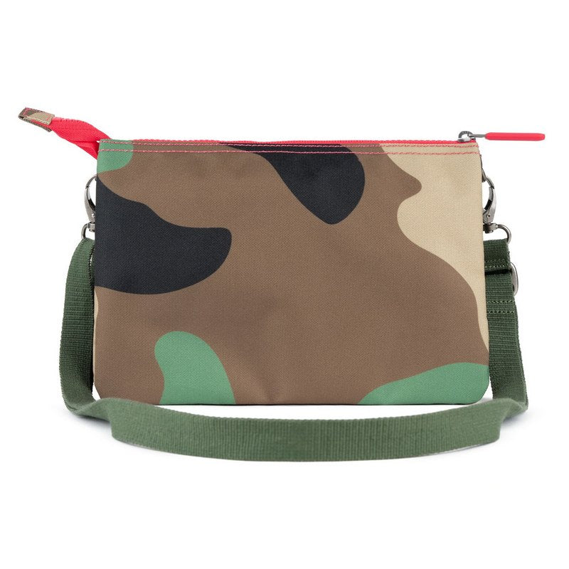 Roka Carnaby Recycled Canvas Cross-body XL Vintage Camo rear
