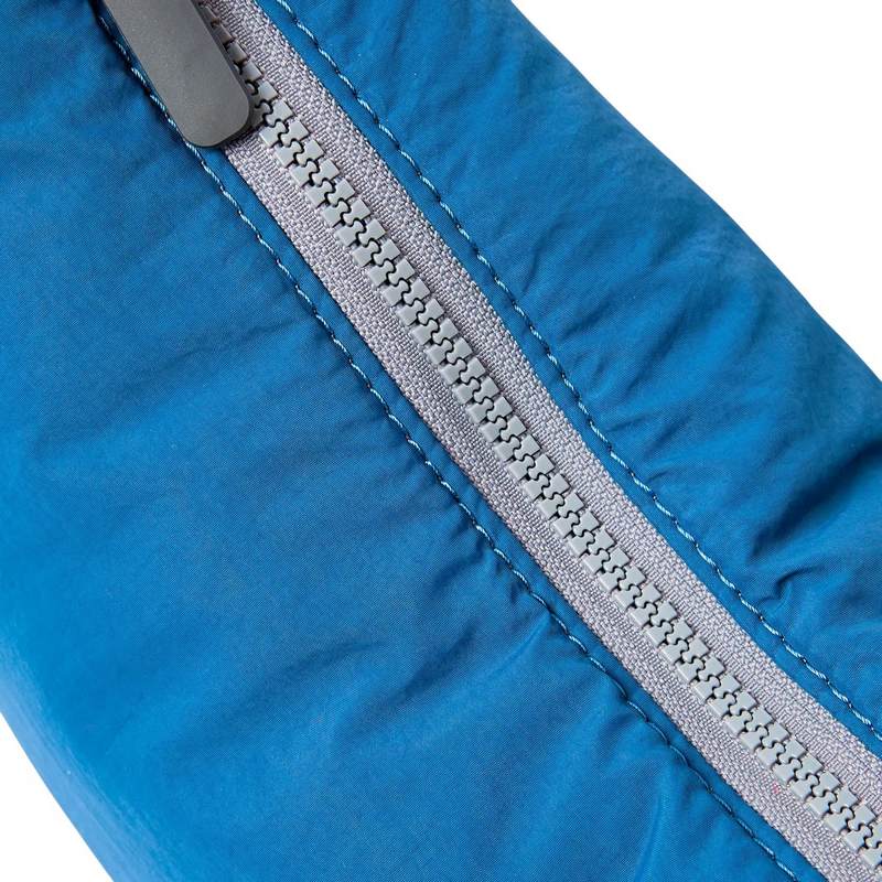 Roka Farringdon Half Moon Taslon Bag Malibu Blue zip