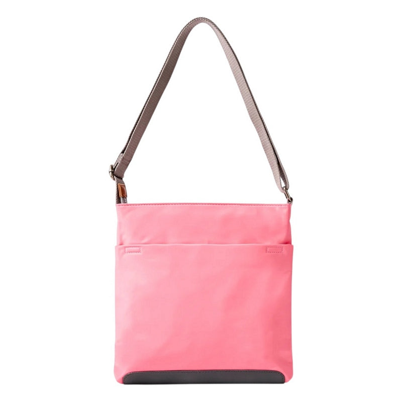 Roka Kennington Recycled Nylon Crossbody Medium Pink Lemonade rear