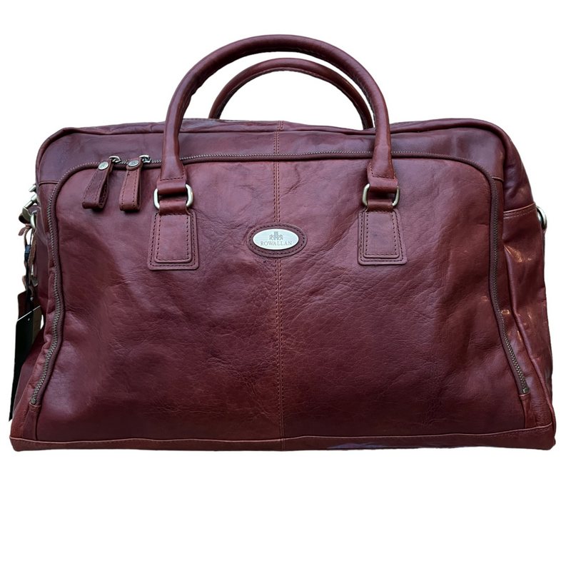 Rowallan Of Scotland New Conquest Cognac Holdall front