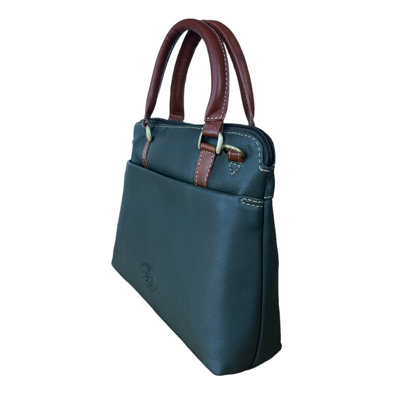 Rowallan Of Scotland Prelude Forest Green Small Grip Shoulder Bag 31-9288-08 side
