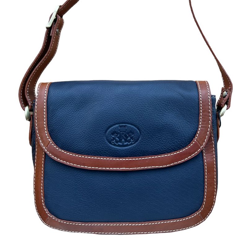 Rowallan Of Scotland Prelude Navy Rounded Half Flap Bag 31-9286-03 front
